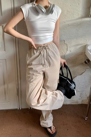 Lein Parachute Trousers in Beige