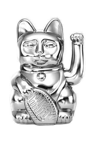 Donkey Lucky Cat Cosmic Edition Mercury Shiny Silver (15cm)