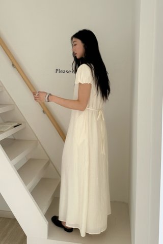 Kelra Longline Dress in Cream