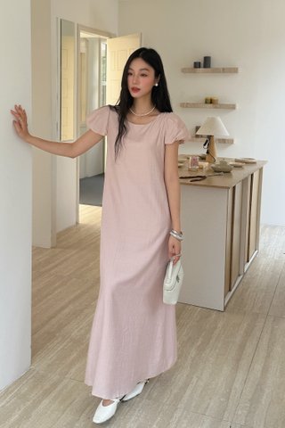 Kelra Longline Dress in Pink