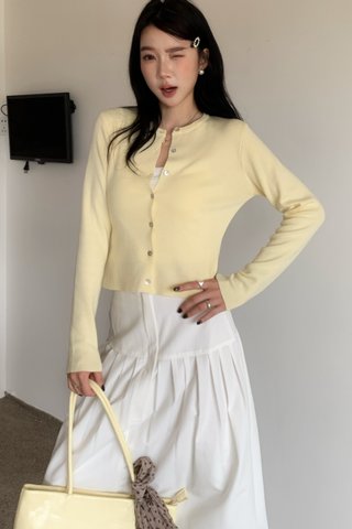 Emely Knit Cardigan in Yellow