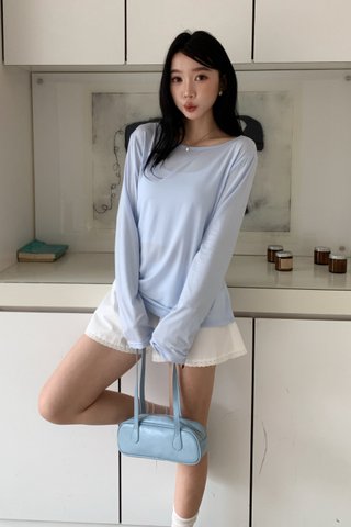 So Soft Long Sleeve Tee in Blue