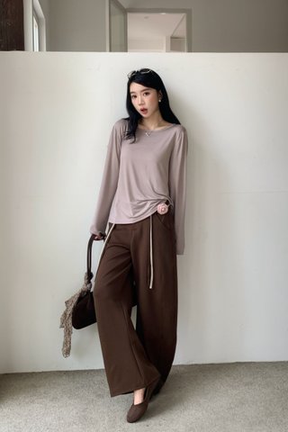 So Soft Long Sleeve Tee in Nude