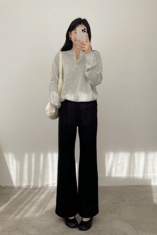 Kira Straight Cut Pants in Black